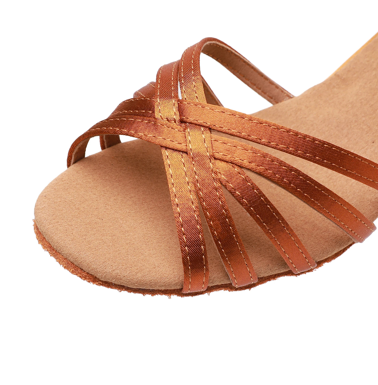 Womens Latin dance shoes womens ballroom professional dance shoes sports shoes 5/7cm suede soft soled jazz salsa practice shoes 250425