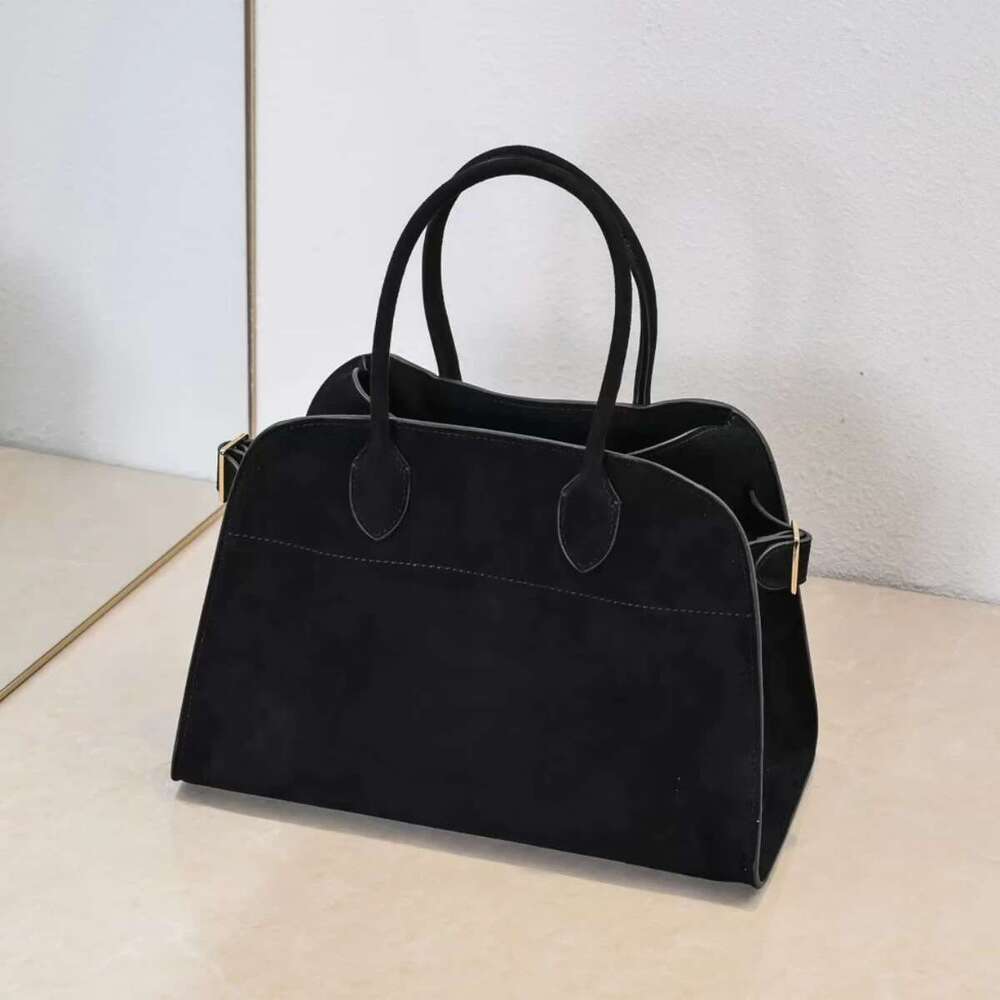 High Quality Margaux 12 Genuine Leather Handbag Shoulder Crossbody Margaux12 Soft Suede Tote Bag Large Capacity