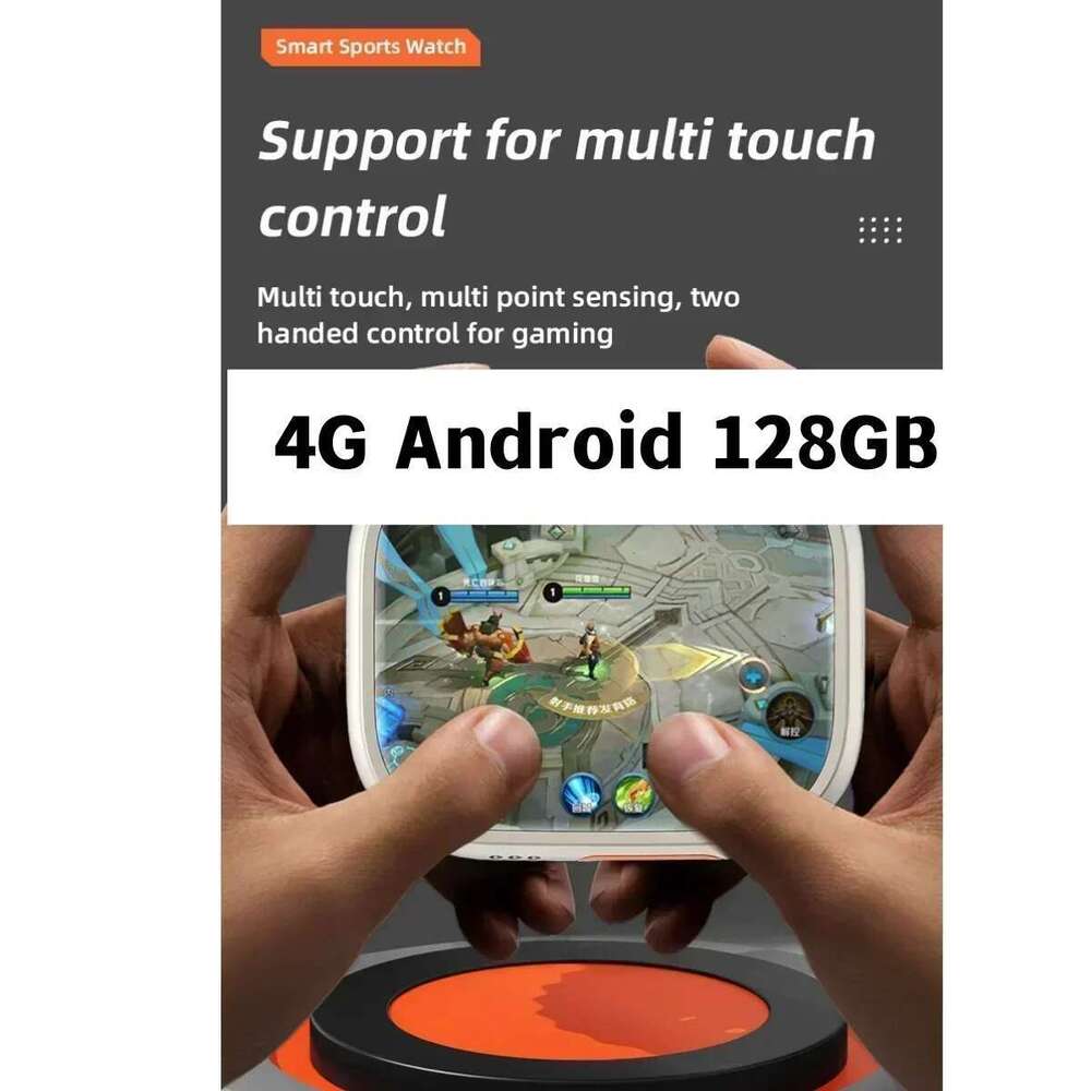 4G smartwatch CDS9 S9 S10 256GB storage download application original rotating camera GPS WIFI heart rate tracker sports watch