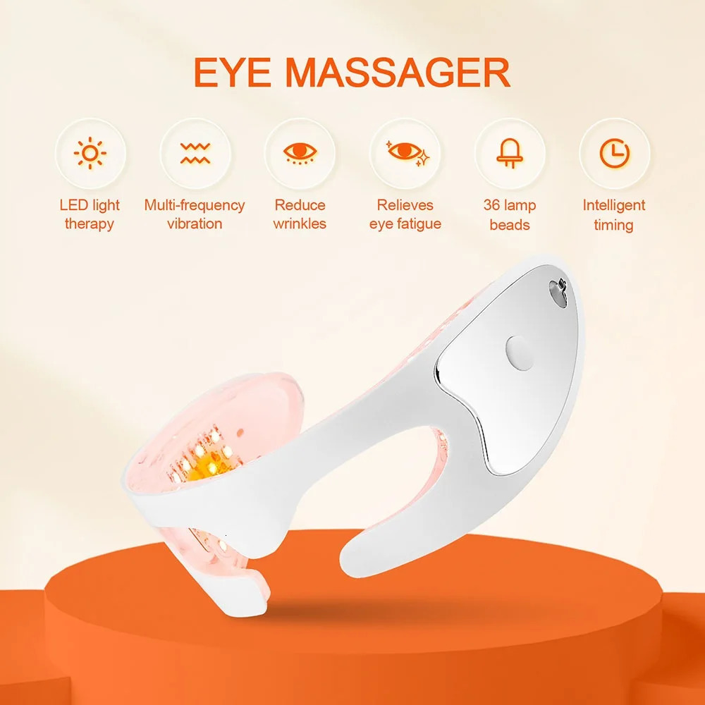 Anti-aging Eye Massager LED Pon Therapy Relax Fatigue Relief Lighten Dark Circles Smooth Eye Fine Line Beauty Eye Care 250422