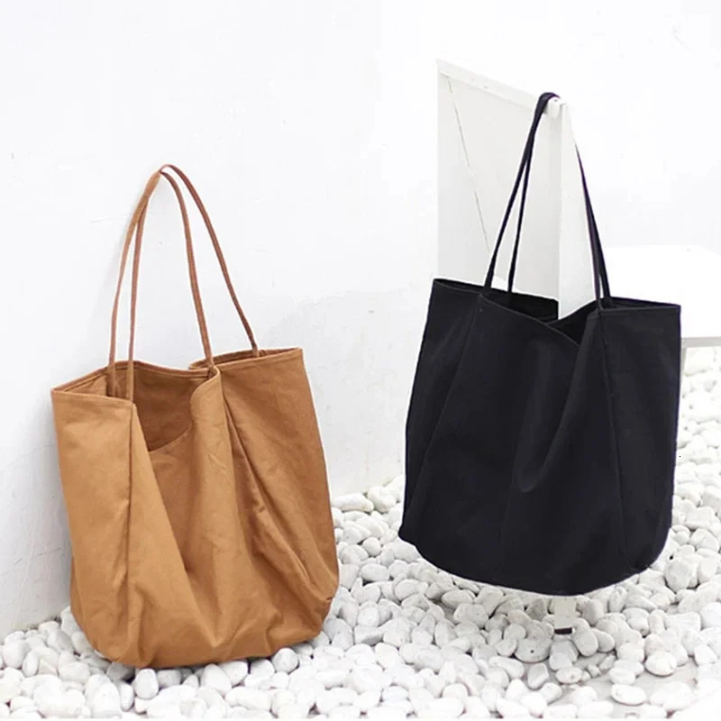 Women Handbags Casual Reusable Canvas Shoulder Bags Multifunctional Large Capacity Shopping Bag For Women Bolsas Feminina 250428