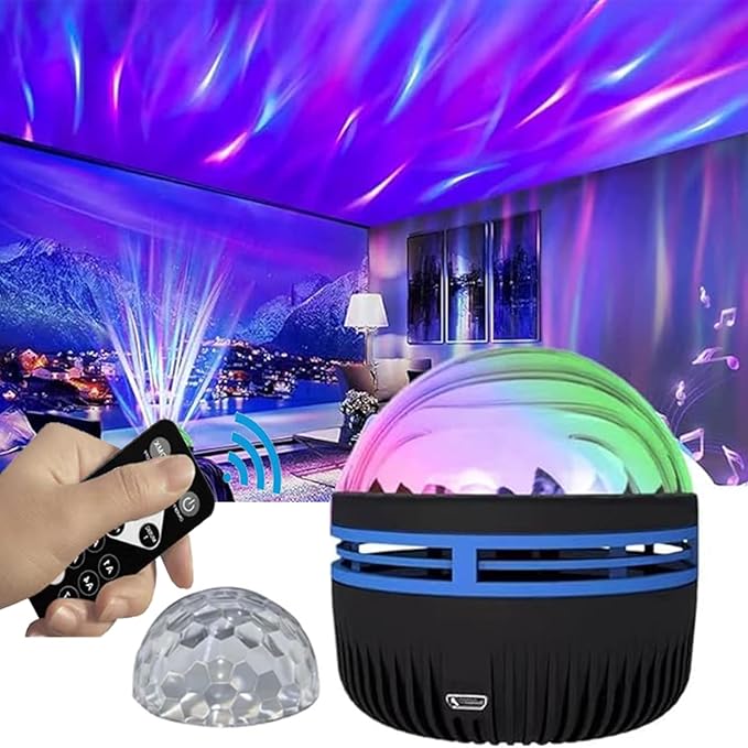 Northern Galaxy Light Projector - Aurora and Ocean Waves Dual Mode LED Lamp