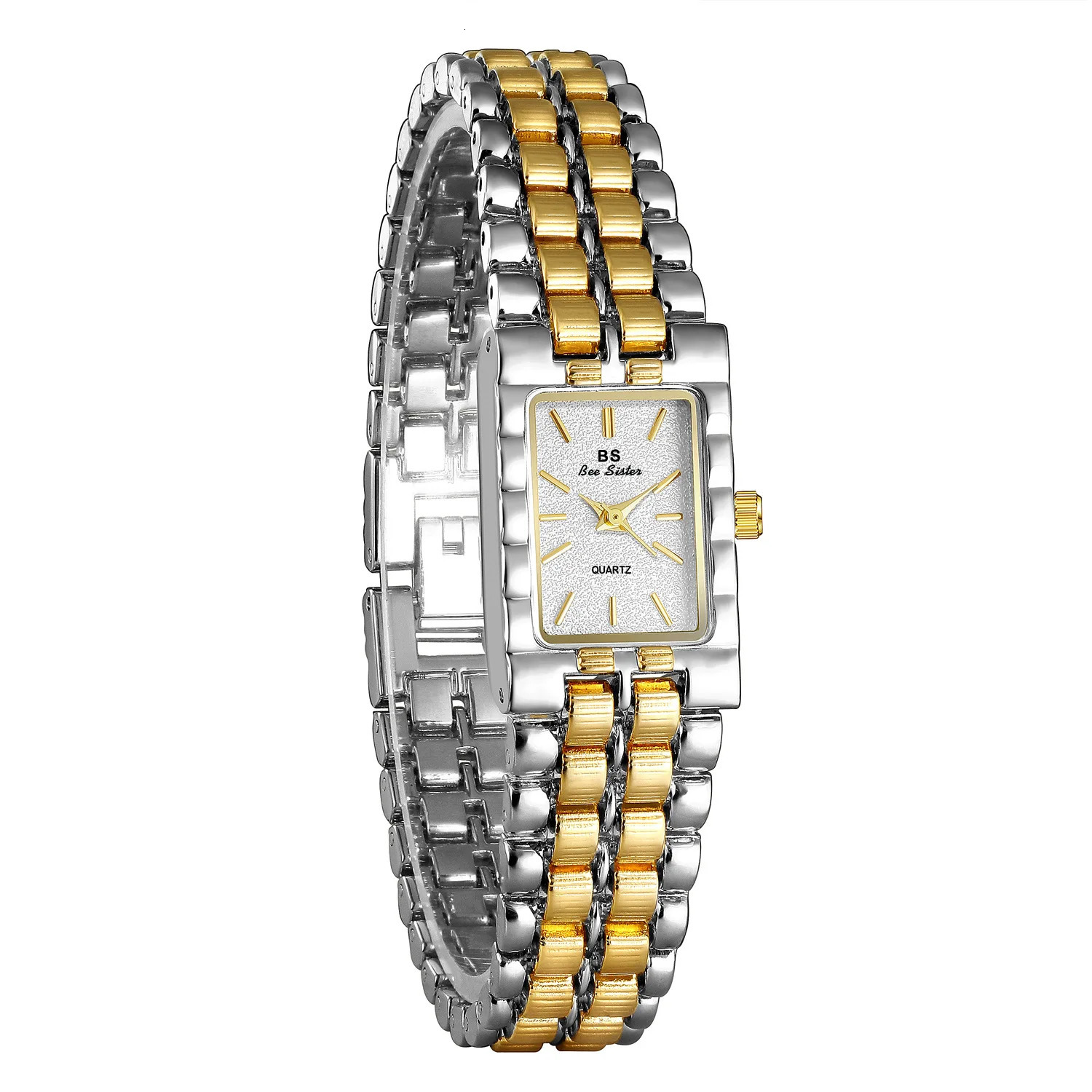 Home>Products> Retro Gold Rectangular Classic Womens Watch>Fashion Stainless Steel Womens Watch 250425