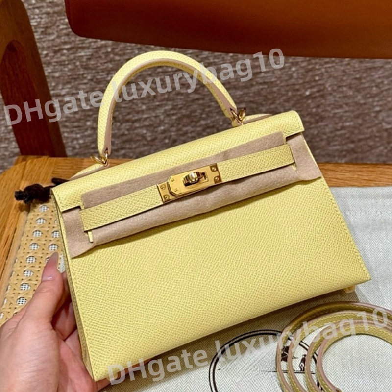 10A designer bag luxurybag mini crossbody bag luxury classic Epsom mini handbag made of cowhine leather coin wallet high-quality hand-sewn wax thread strap gift box
