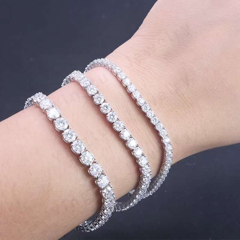 Craftsmanship-Inspired Jewelry Piece Select Your Preferred Alloy (Gold Options + 925) for a Unique Tennis Bracelet Embellished With Dazzling Lab-Grown
