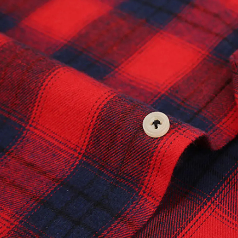 Mens plain weave long sleeved autumnwinter flannel business casual clothing in American sizes fashionable breathable and highquality 250427