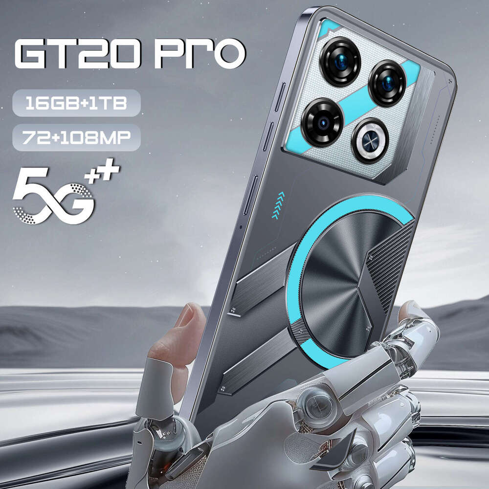 GT20 Pro 7.3HD 16GB+1TB smart dual SIM 5G Android display 72MP+108MP camera phone fingerprint face recognition GPS