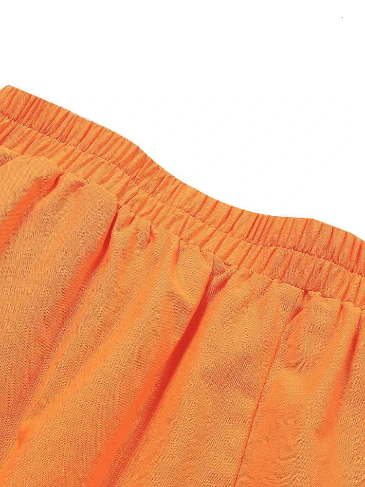 Large size cotton linen 2-piece set suitable for women irregular hem wide leg pants set casual dress loose two-piece set matching set 250427