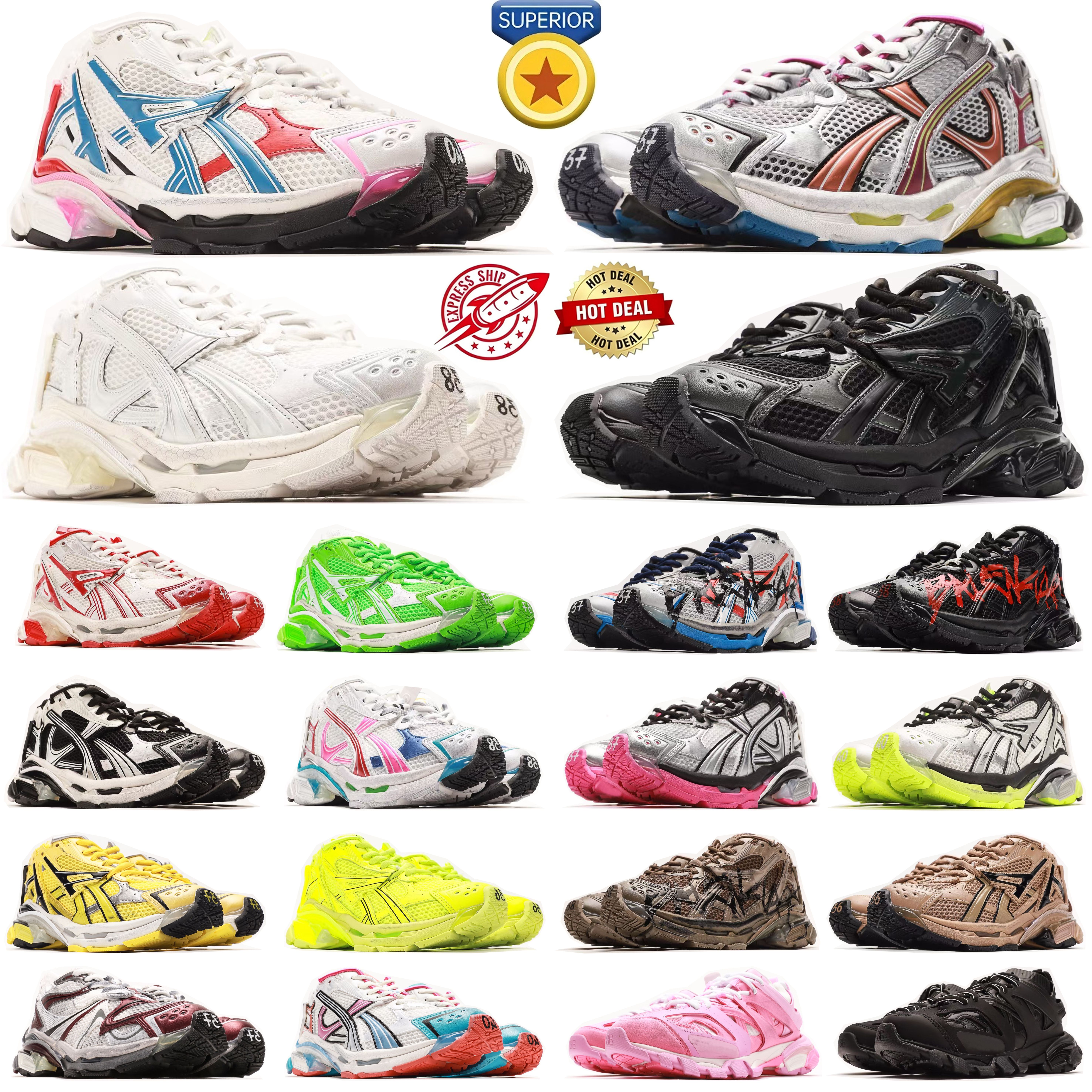 Brand Sneakers Track Runners 7.0 7.5 3.0 Designer Platform All Black white Multicolor Pink Blue Grey Ancien Daddy men women trainers Tennis Shoes