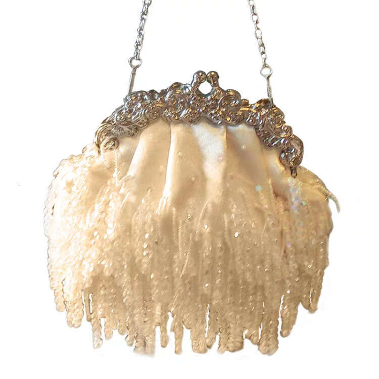 Dinner Bag Socialite Tassel Silk Bead Embroidery Bridal Handbag Women S Qipao Bag Banquet Bag KQ