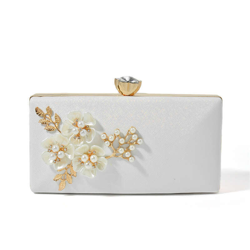 Dinner Bag New Trendy Pearl Bridal Dress Fashionable Light Luxury Socialite Banquet Bag Hand Held Shoulder Bag KQ