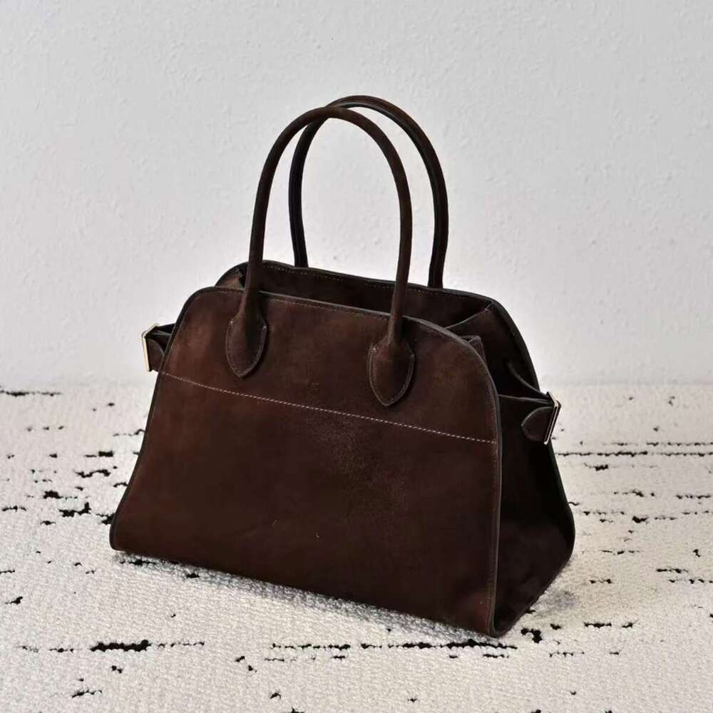 High Quality Margaux 12 Genuine Leather Handbag Shoulder Crossbody Margaux12 Soft Suede Tote Bag Large Capacity