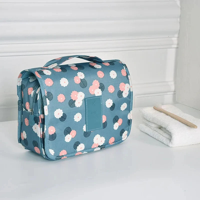 Multi functional travel hooks face wash bag cosmetic storage bag waterproof toilet beauty organizer ladies bathroom storage bag 250425