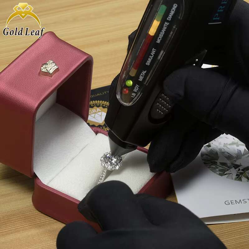 Trendy Ring Manufacturer Directly 3CT-5CT Diamond Moissanite S925 Silver Plated 18K Gold Engagement Wedding Rings for Women