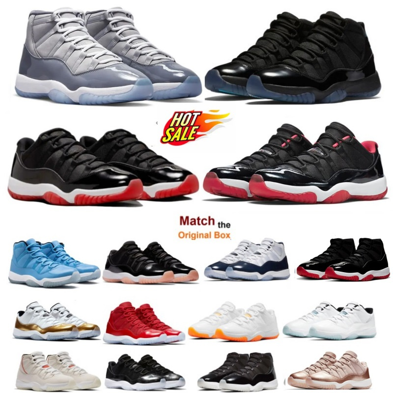 Mens Basketball Shoes 11S Gamma Blue for Women Rose Gold Purple Rain Pink Cherry Cool Blue White Black Red Grey Sneakers Trainers Sports Shoe Outdoor Shoes