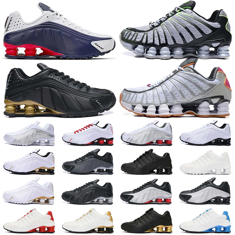 Designer outdoor sports running shoes r4 for mens womens classic triple black white silver gold tl trainners sneakers size 40-46