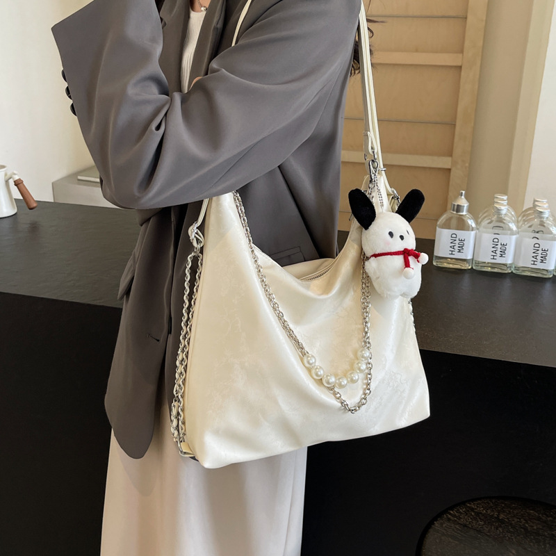 2025 Spring Summer Hot Selling Bag - Designer Women's Beaded Chain Crossbody & Shoulder Tote w/Free Shipping Stylish Oversized Boho Chic Purse