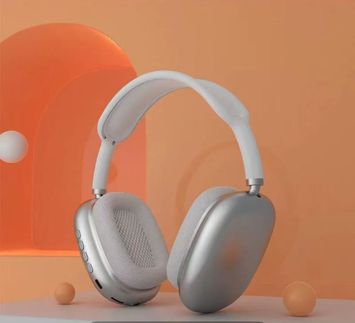 New P9 2025Wireless Bluetooth Headphones Noise Cancelg Mic Pods Over Ear Sports Gaming Headset For Apple