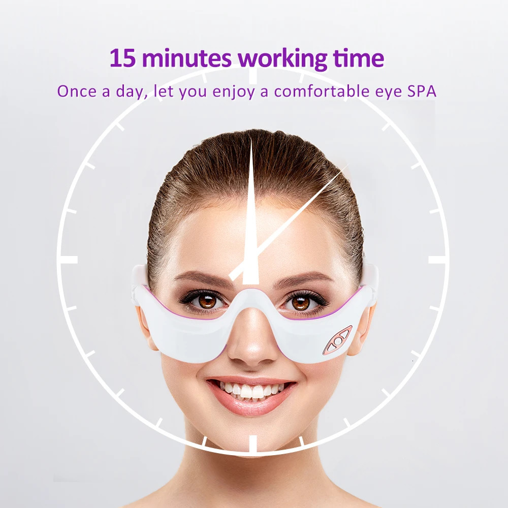 Electric Eye Massager Anti Wrinkle Aging Eye Care Beauty Tool Massage Rechargeable Eye Fatigue Relief Device 250422