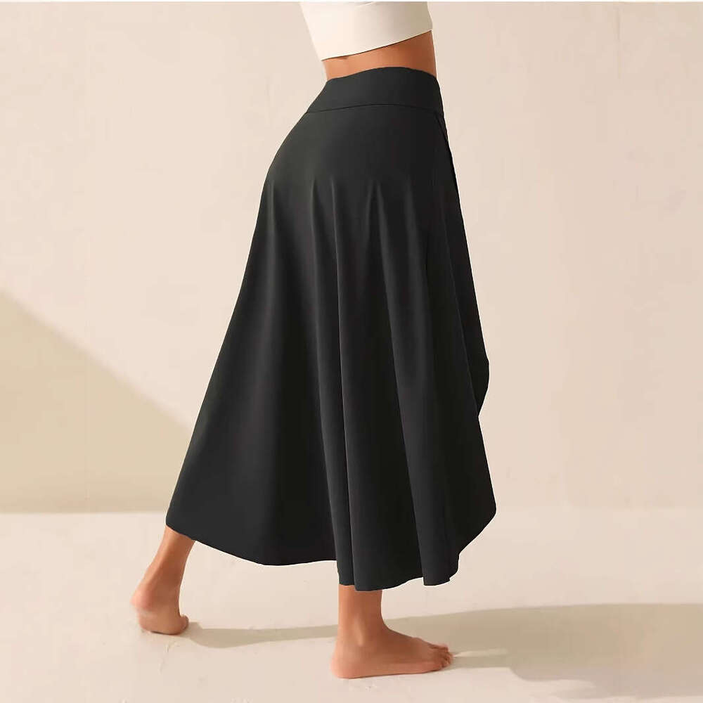 Popular women's solid color high waist elegant slit long fashionable slimming half skirt new casual versatile fashion clothing