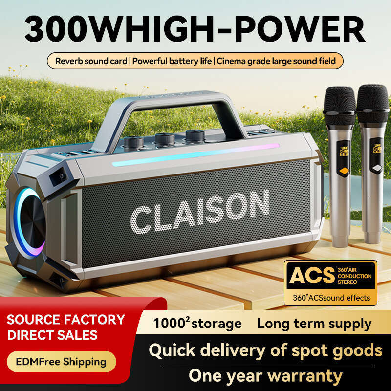 2025 KTV Bluetooth high-end high-power 300W outdoor live streaming all-in-one hine with microphone speaker