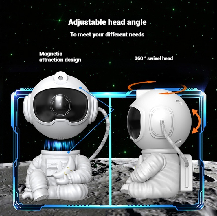 Star Projector Galaxy Light Multiple Nebula Modes Space Astronaut Projector with Remote Control Galaxy Projector for Bedroom