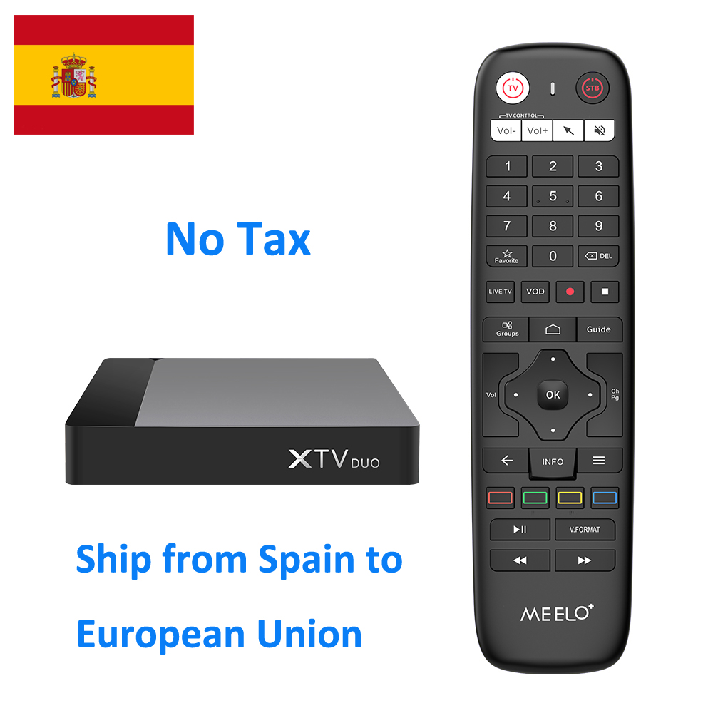 Ship From Spain XTV DUO Android 11 Stalkermac 2G 16G S905W2 4K AV1 IR or BT VOICE Remote Control