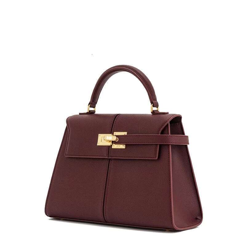 JW PEI Women's Handbag Elise Designer Fashion 2025 New Wine Red Tote Small Square Crossbody Premium Women Bag
