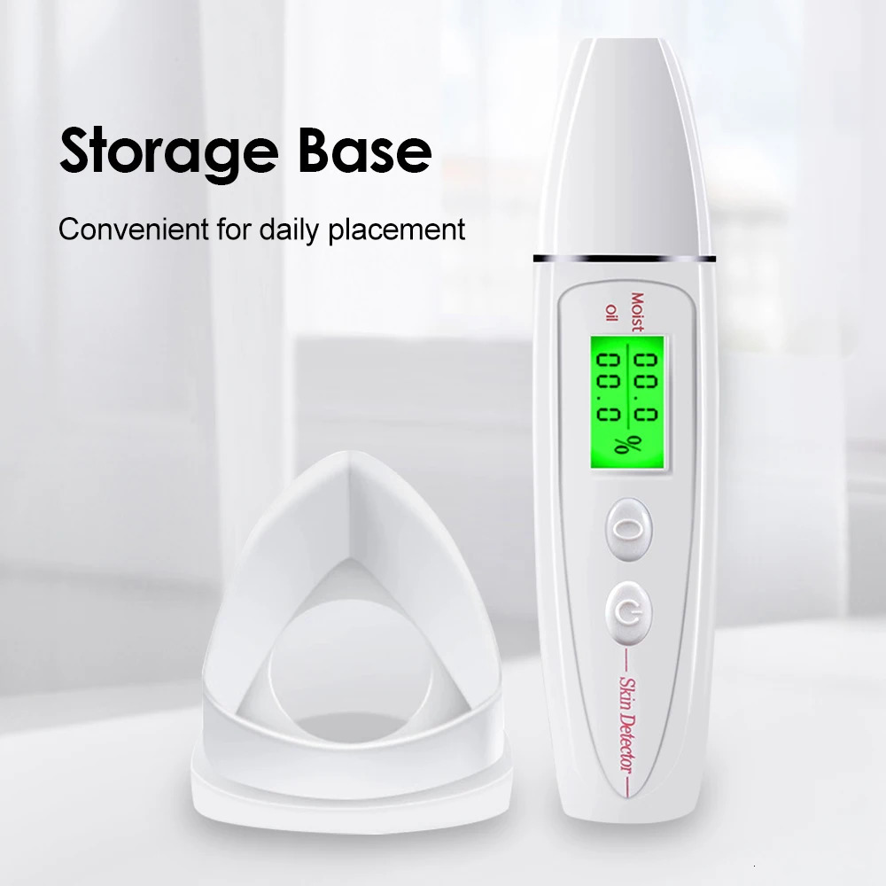 Face Skin Tester Portable Skin Analyzer Digital Aesthetic Moisture Tester Water Oil Monitor for Skin Care Skin Diagnostic Device 250422