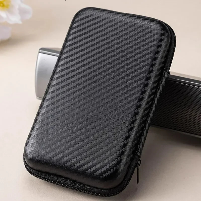 1/2 portable Eva storage bag zipper bag phone charger protective bag hard drive bag USB data cable storage bag 250425