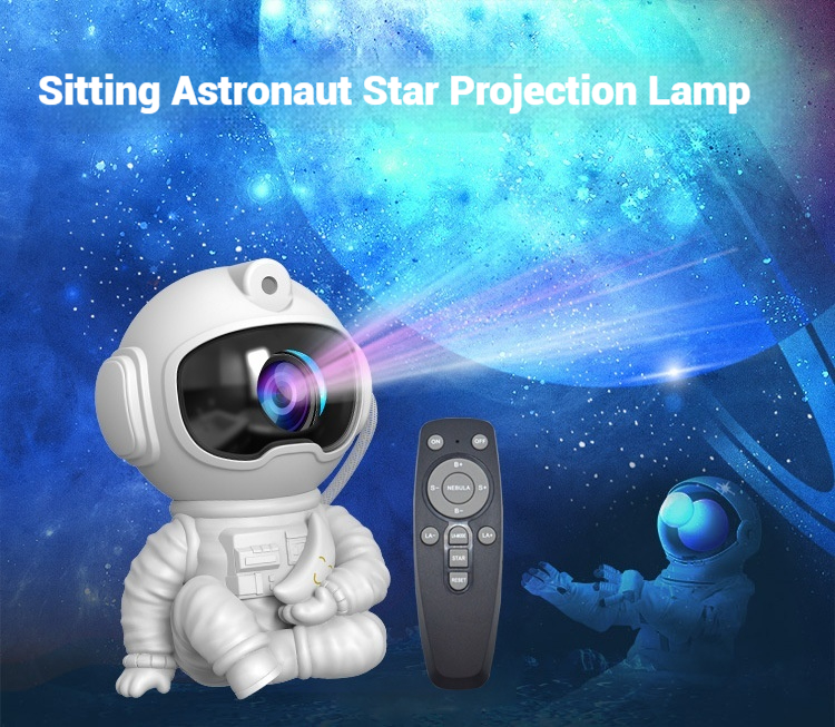 Star Projector Galaxy Light Multiple Nebula Modes Space Astronaut Projector with Remote Control Galaxy Projector for Bedroom