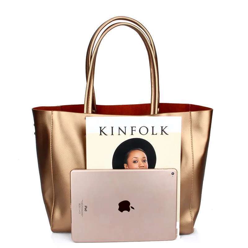 Soft Genuine Leather Women's 2025 New Fashion Brand Female Handbags Cowhide Tote Bag Shoulder Portable Crossbody Bags