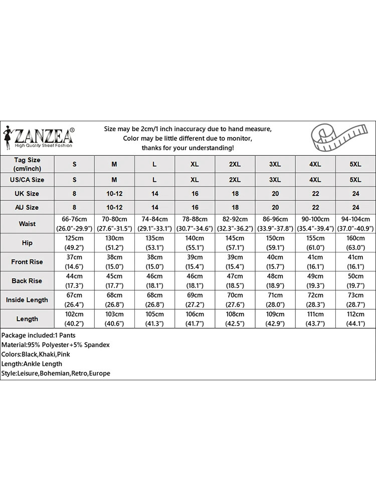 ZANZEA Summer Mens Street Clothing Womens High Waist Bag Pantalon Elegant Loose Wide Leg Pants Fashion OL Wok Palazzo Oversized 250427
