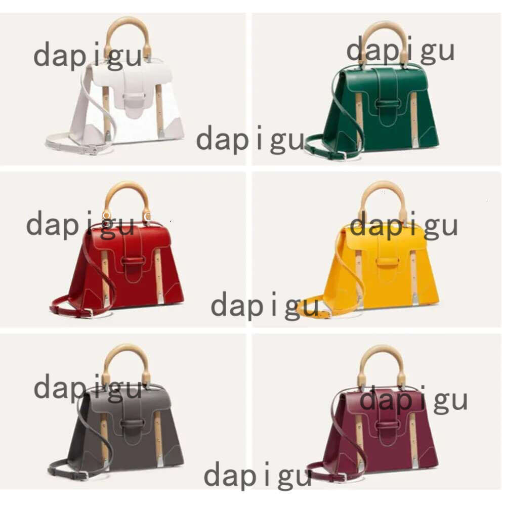 Classic Saigon - Mini Single-Shoulder Bag with Old wer Turn-Down Wood Handle Handbag for Women - SingleShoulder TurnDown