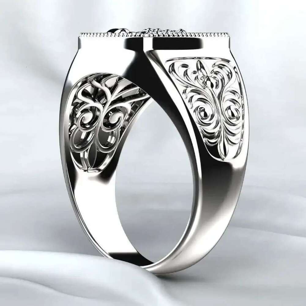 Huitan Viking Nordic Mythology Giant Men Defense Totem Wolf Fashion Hip Hop Rock Unisex Finger Ring Punk Gift