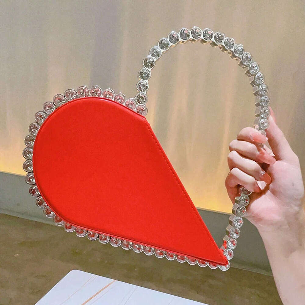 Dinner Bag Same Niche Design Socialite Diamond Love Handbag French Banquet Bag For Women KQ