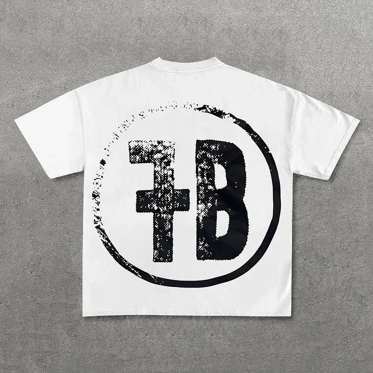 Retro Son of God pattern 100 pure cotton Tshirt for mens Y2K summer short sleeved retro oversized womens top 250430Z