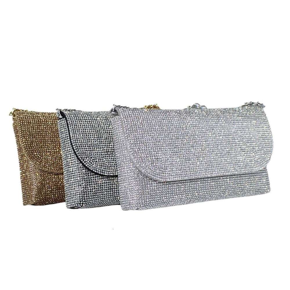 Dinner Bag Evening High End Full Of Rhinestones Banquet Shiny Handheld Bag Feminine Bag KQ