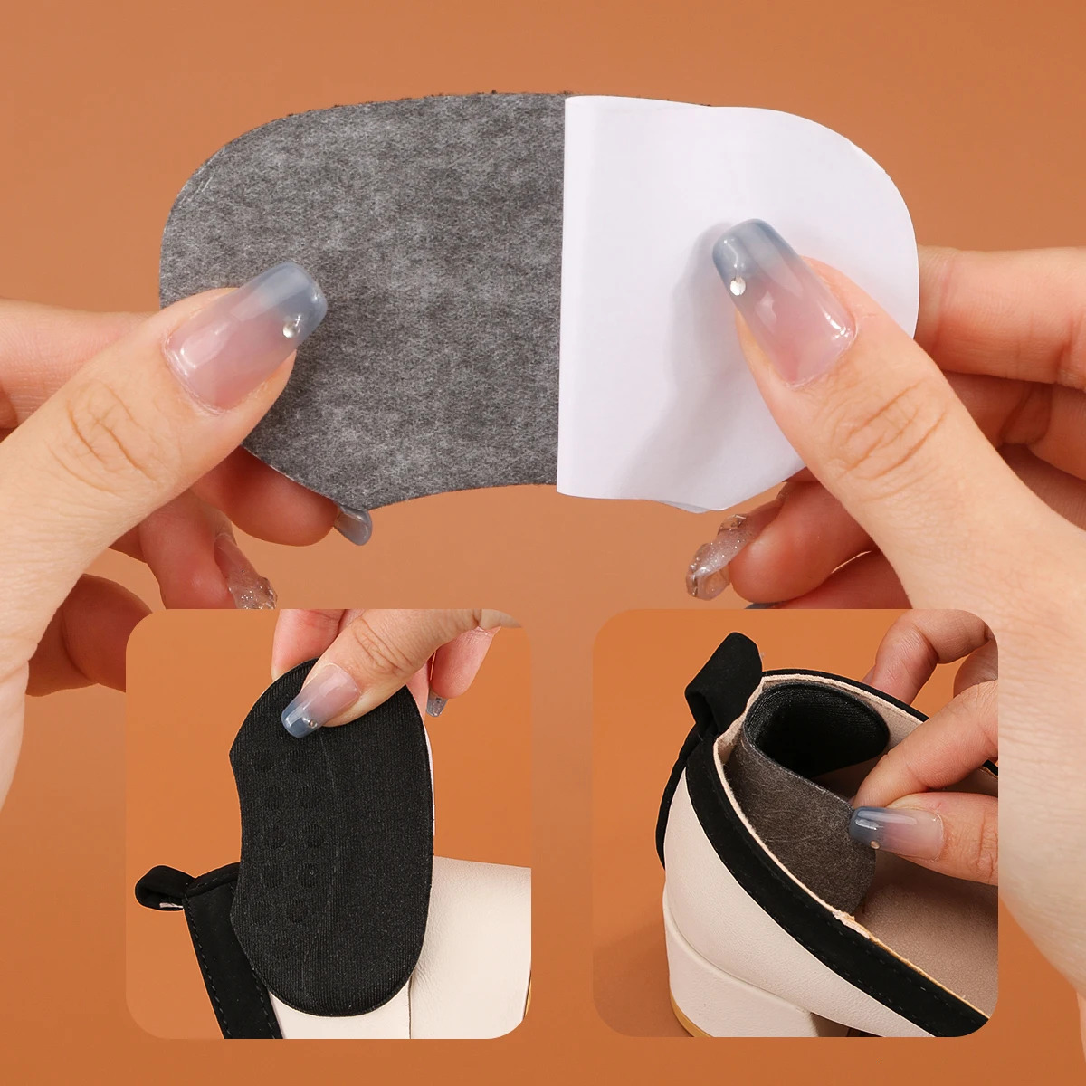 1 pair Heel Protector for Too Large Shoes - Prevents Heel Abrasion and Slipping Fillers - Heel Protector Pads Against Blistering 250429