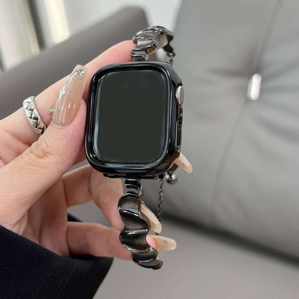 Smart Straps Fashionable metal chain Apple Watch strap Trendy and individual Applicable to 5/6/7/8/9 generation SE