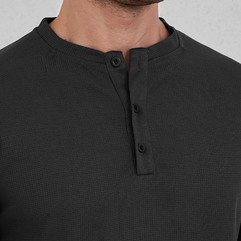 Mens waffles casual oversized Tshirt summer knitted short sleeved shirt basic solid color lightweight breathable streetwear 250430Z