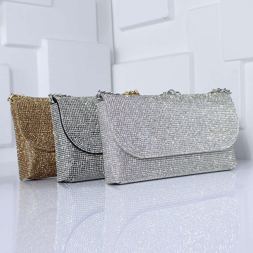 Dinner Bag Evening High End Full Of Rhinestones Banquet Shiny Handheld Bag Feminine Bag KQ