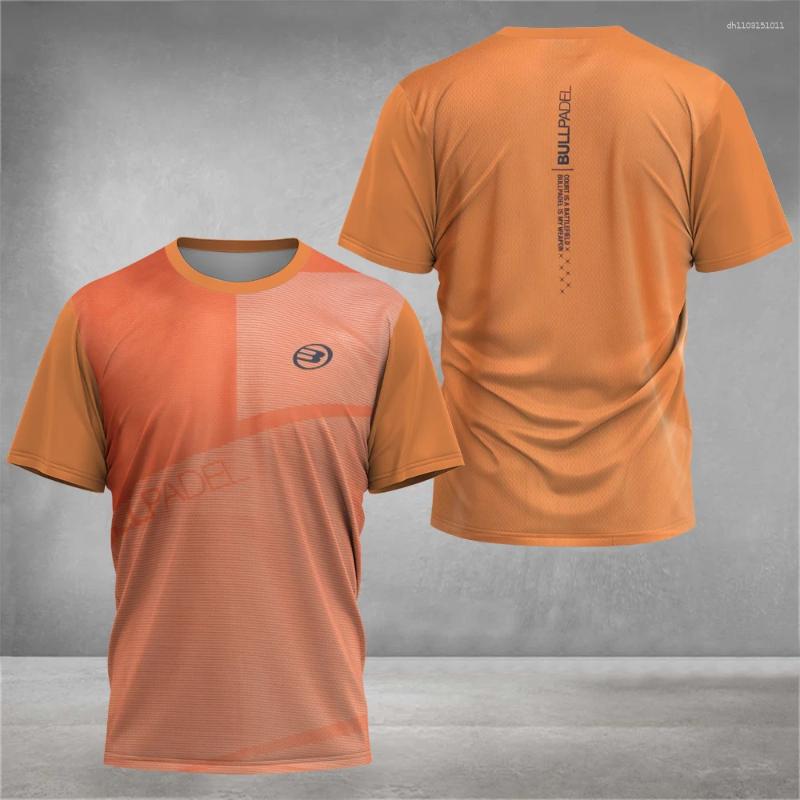 Men's T Shirts 2025 Padel Print Quick-drying Short Sleeve Tennis Breathable Wear Ultra-thin Fitness T-shirt Casual Top