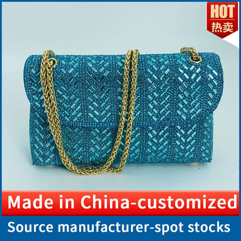 Dinner Bag New Handmade Inlaid For Evening Dress Socialite S Rhinestone Underarm Handbag Dinner Bag KQ