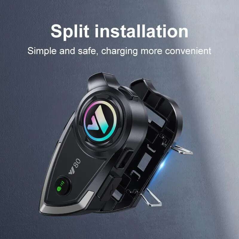 Y80 Motorcycle Helmet Bluetooth Headset Wireless V5.3 Handsfree Call Music Earphone for Riders Moto GPS Waterproof Headphone