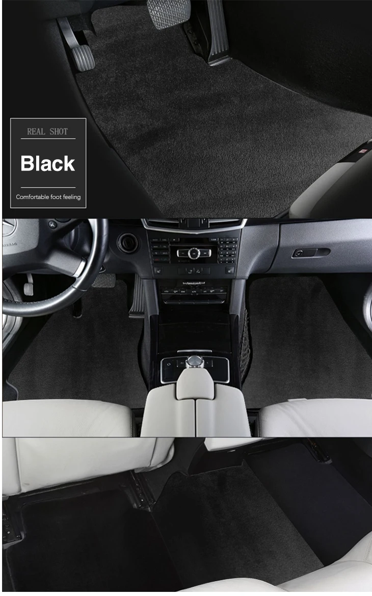 Thickening Front Car Floor Mats Velour For Hyundai Tucson 2015 to 2020 Waterproof Carpet Auto Liners 4pc