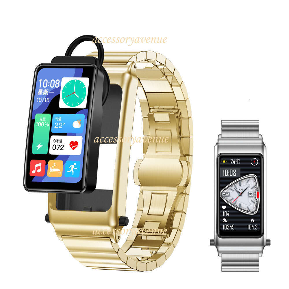 K80 smart bracelet Bluetooth headset 2-in-1 blood sugar call payment NFC access B7 ECG watch male