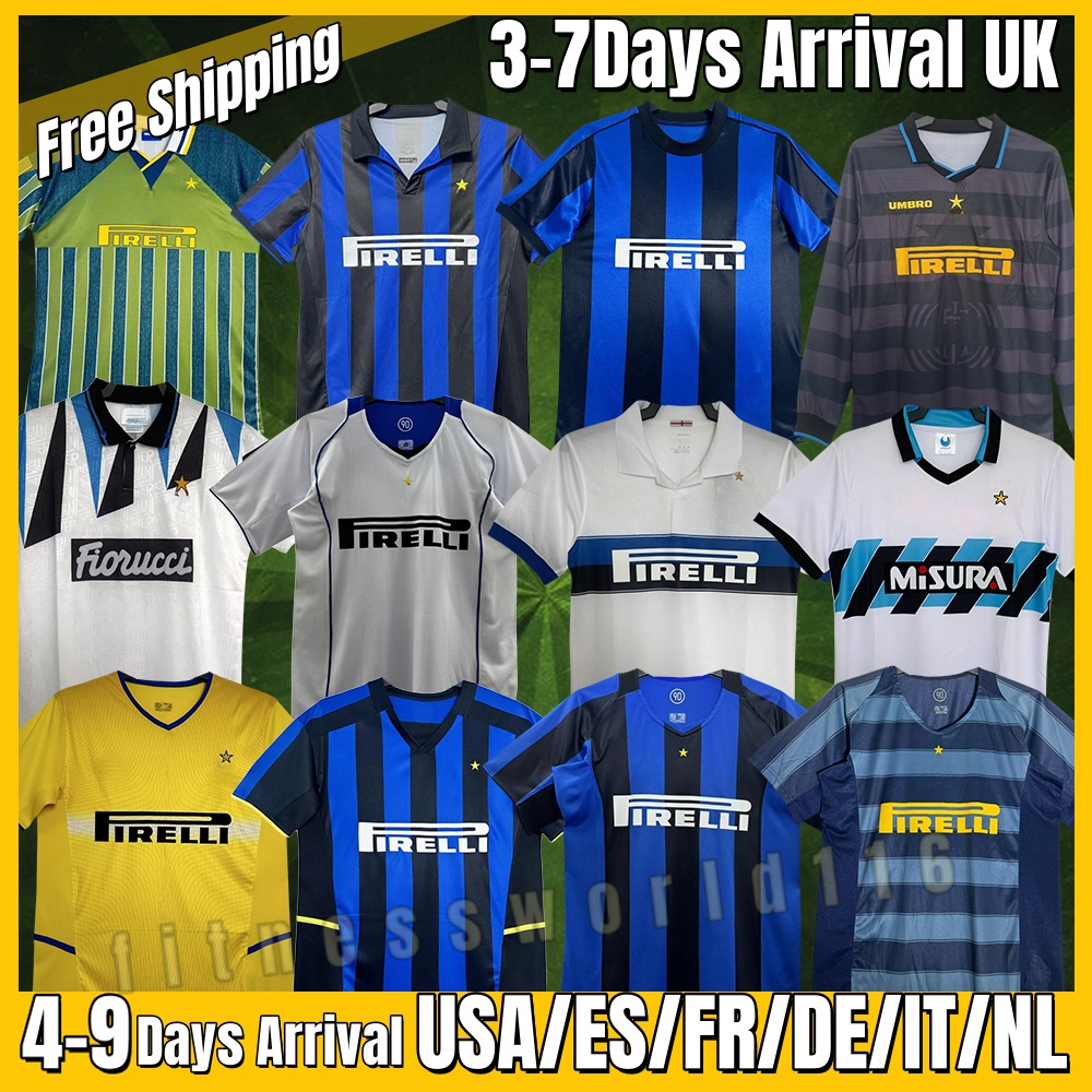 Inter Retro Soccer jersey SNEIJDER ZANETTI Inter sMilans 1988 1990 92 94 97 BAGGIO MILITO CRESPO MATERAZZI 2000 03 05 07 2010 11 Football Shirts kids kits Football S-4XL