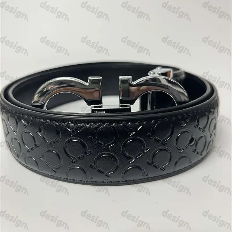 Designer belt for men women 3.8 cm width belts the large buckle good quality brand fashion classic luxury belt for woman man simon belt luxury leather metal buckle