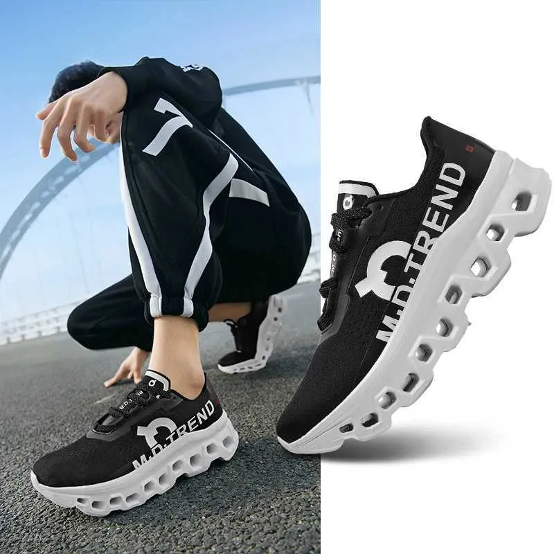 Summer Leisure Breathable Mesh Mens Fi Cushio Running Sports Trendy Shoes Z250220